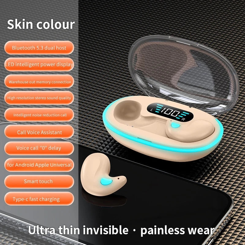 Mini Headphones For WorkX55 Sleeping Earbuds Wireless