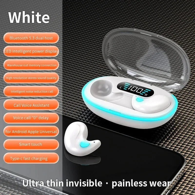 Mini Headphones For WorkX55 Sleeping Earbuds Wireless