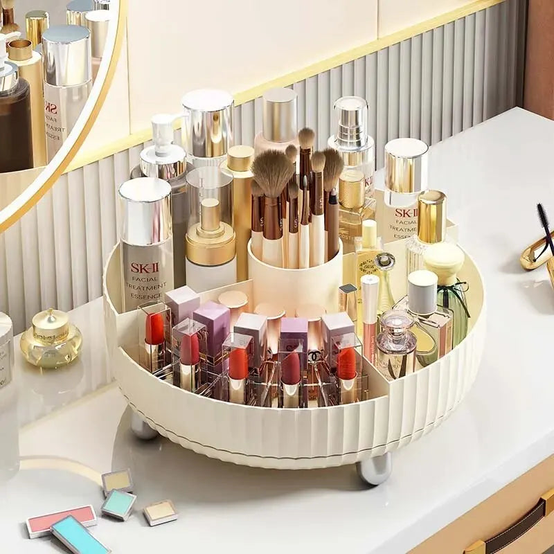 360° Rotating Storage Rack Makeup Organizer