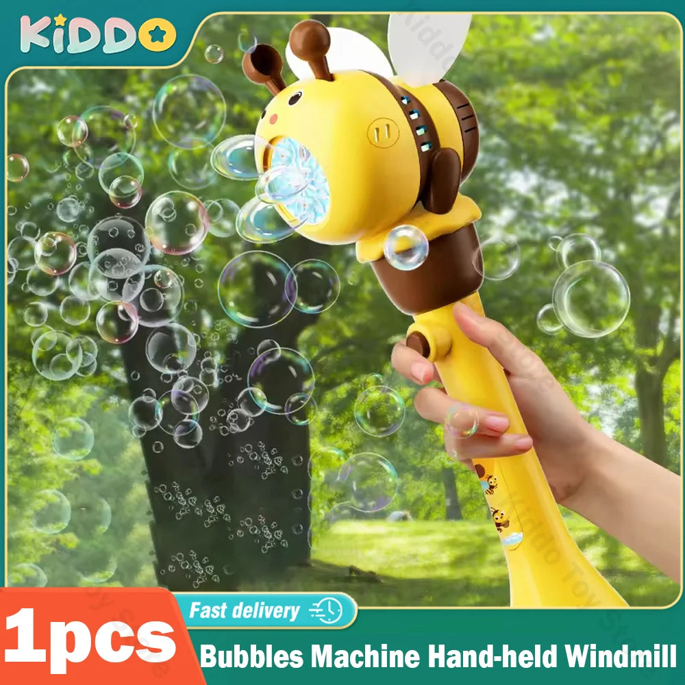 Automatic Hand-held Bubble Gun Stick Bubbles