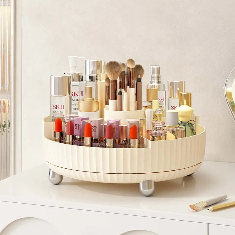 360° Rotating Storage Rack Makeup Organizer